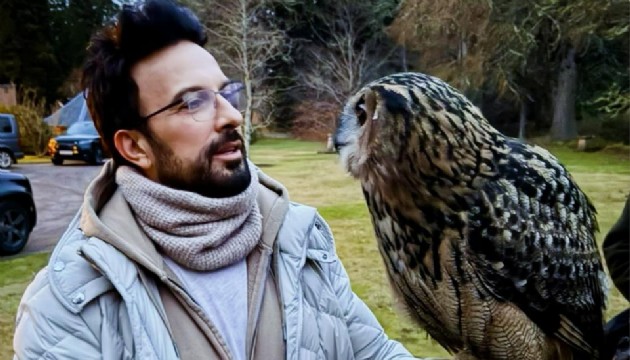 Tarkan'ın baykuşlu pozu çok beğenildi